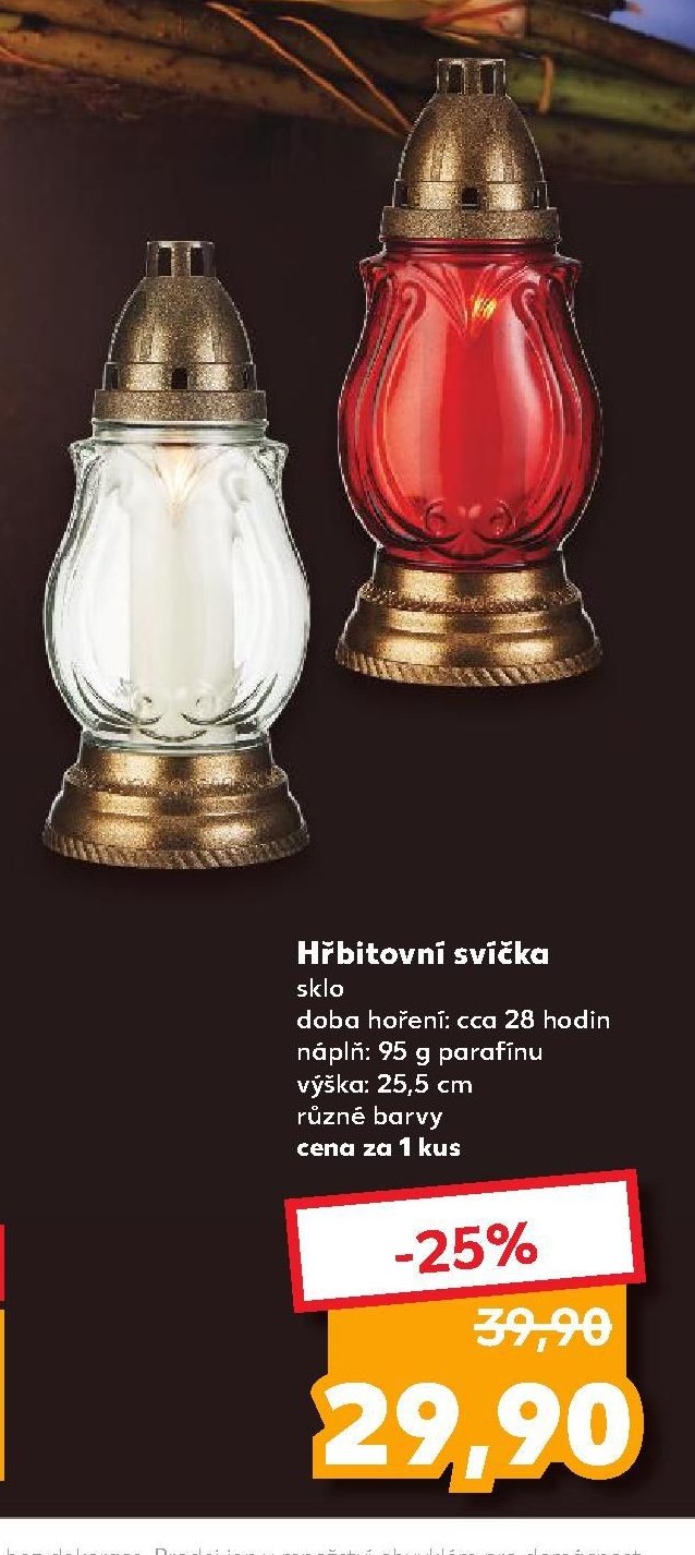 Hřbitovní svíčka