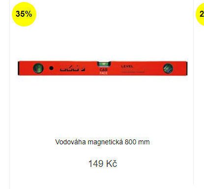 Vodováha magnetická 800 mm