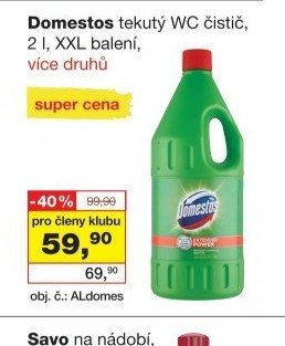 Domestos tekutý WC čistič