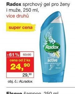 Radox sprchový gel pro ženy i muže, 250 ml, více druhů