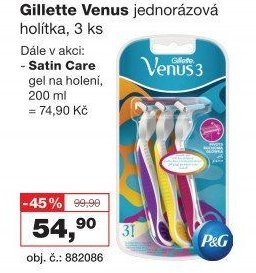 Gillette Venus jednorázová holítka, 3 ks