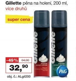 Gillette pěna na holení, 200 ml, více druhů