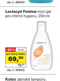 Lactacyd Femina mycí gel pro intimní hygienu
