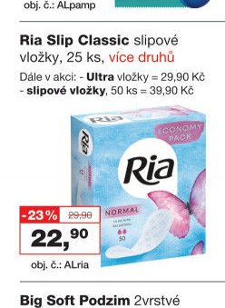 Ria Slip Classic slipové vložky