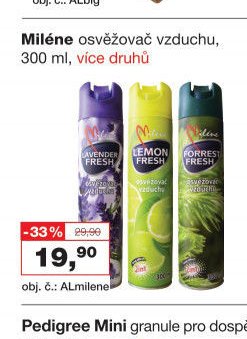 Miléne osvěžovač vzduchu