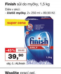 Finish sůl do myčky