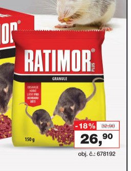 Ratimor granule, 150 g