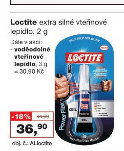 Loctite extra silné vteřinové lepidlo, 2 g