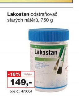 Lakostan odstraňovač starých nátěrů, 750 g