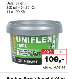 Uniflex šlehaný tmel