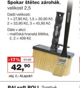 Spokar štětec zárohák