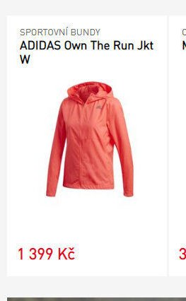 ADIDAS Own The Run Jkt W