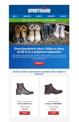 aktuální leták Sportisimo 20.10.2020-25.10.2020