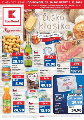 aktuální leták Kaufland 26.10.2020-3.11.2020