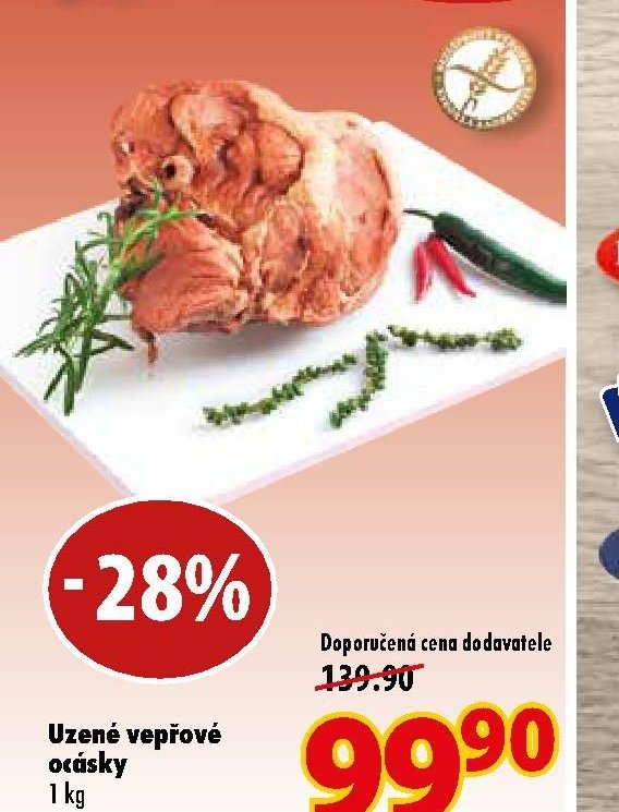 Uzené vepřové ocásky 1 kg