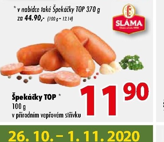Špekáčky TOP 100 g