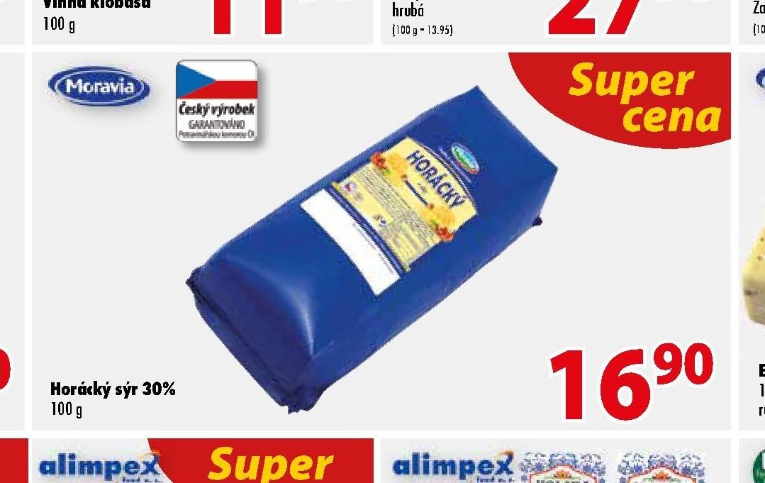 Horácký sýr 30%