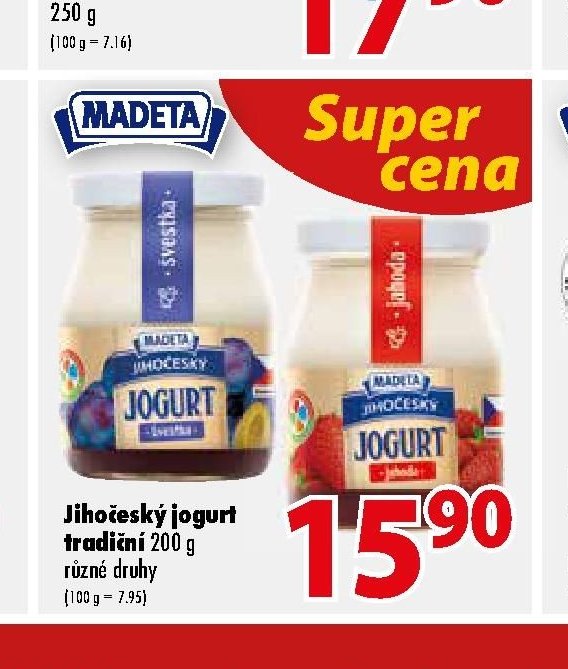 Jihočeský jogurt tradiční 200 g