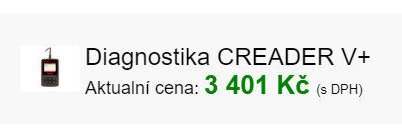 Diagnostika CREADER V+