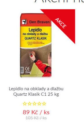 Lepidlo na obklady a dlažbu Quartz Klasik C1 25 kg