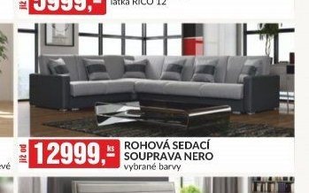 Rohová sedací souprava Nero