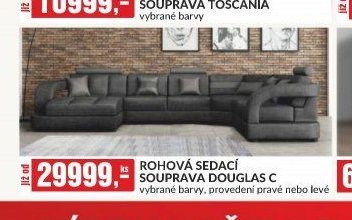 Rohová sedací souprava Douglas C