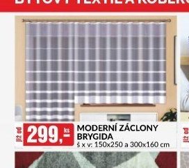 Moderní záclony Brygida