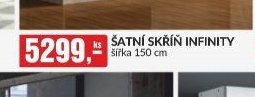 ŠATNÍ SKŘÍŇ INFINITY šířka 150 cm