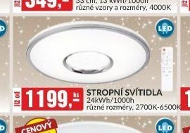 Stropní svítidla