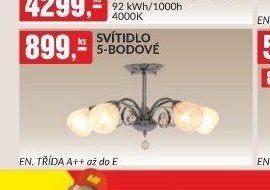 Svítidlo 5-bodové