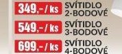 Svítidlo 3-bodové