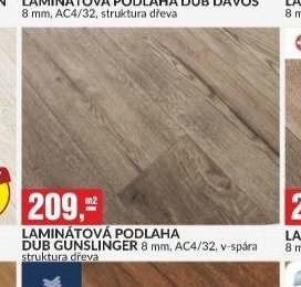 LAMINATOVA PODLAHA DUB GUNSLINGER