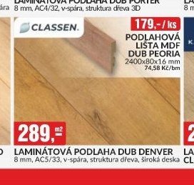 LAMINATOVA PODLAHA DUB DENVER