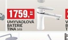 UMYVADLOVÁ BATERIE TINA bílá