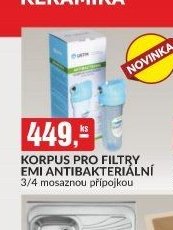 KORPUS PRO FILTRY EMI ANTIBAKTERIÁLNÍ