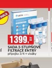 SADA 3-STUPŇOVÉ FILTRACE ENTRY