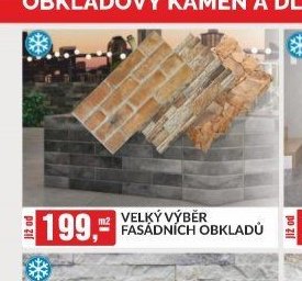 VELKÝ VÝBĚŘ FASÁDNÍCH OBKLADŮ