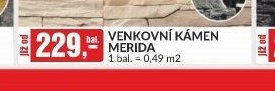 VENKOVNÍ KÁMEN MERIDA