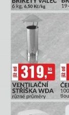 VENTILAČNÍ STŘÍŠKA WDA