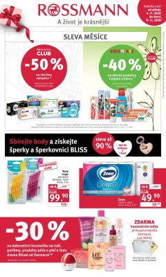 aktuální leták ROSSMANN drogerie 4.11.2020-17.11.2020
