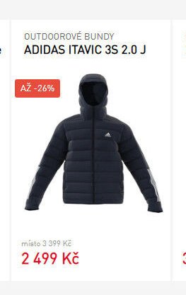 OUTDOOROVÉ BUNDY ADIDAS ITAVIC 3S 2.0 J