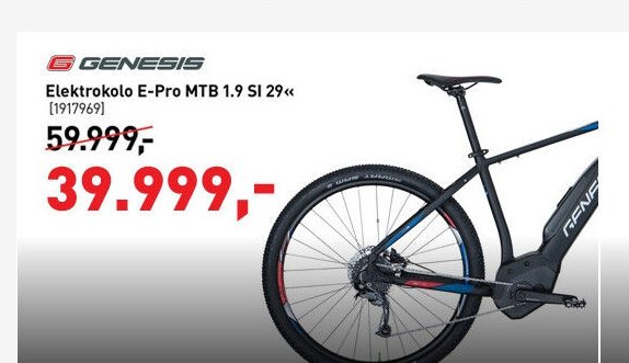 Genesis Elektrokolo E-Pro MTB 1.9 SI 29