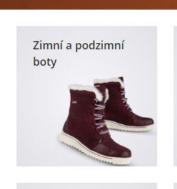 Zimní a podzimní boty