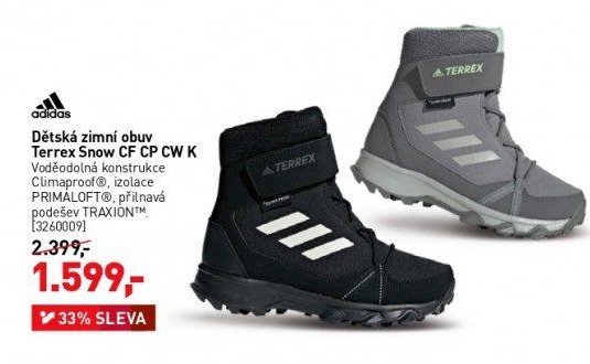 Dětská zimní obuv Terrex Snow CF CP CW K