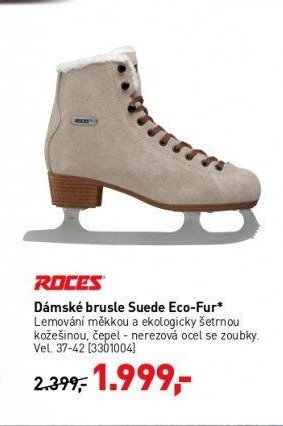 Dámské brusle Suede Eco-Fur*