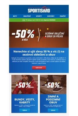 aktuální leták Sportisimo 2.11.2020-7.11.2020
