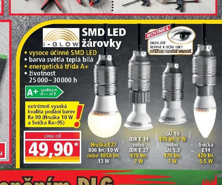 SMD LED žárovky