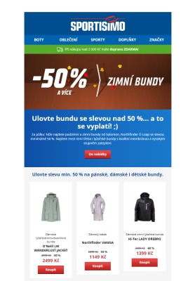 aktuální leták Sportisimo 6.11.2020-11.11.2020