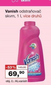 Vanish odstraňovač skvrn