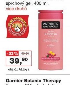 Authentic toya AROMA sprchový gel, 400 ml